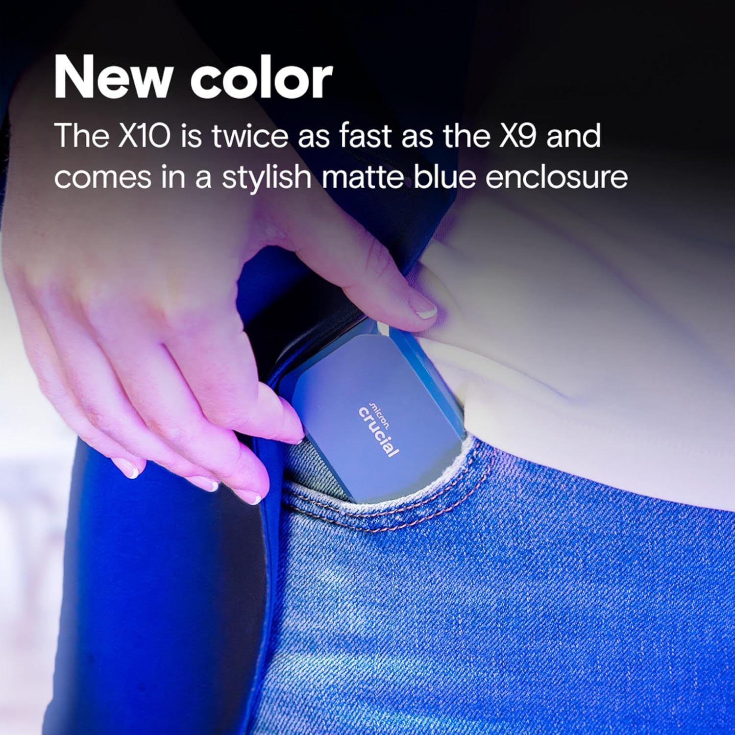 Crucial X10 4TB Portable SSD image number 3