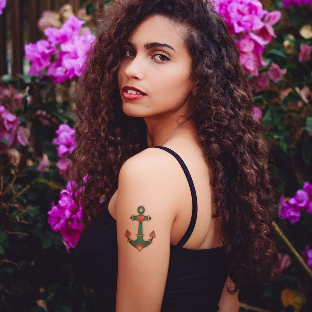 CARGEN Cool Classic Temporary Tattoo Traditional Temporary Tattoo Old School Stickers Waterproof Vintage Sticker image number 4