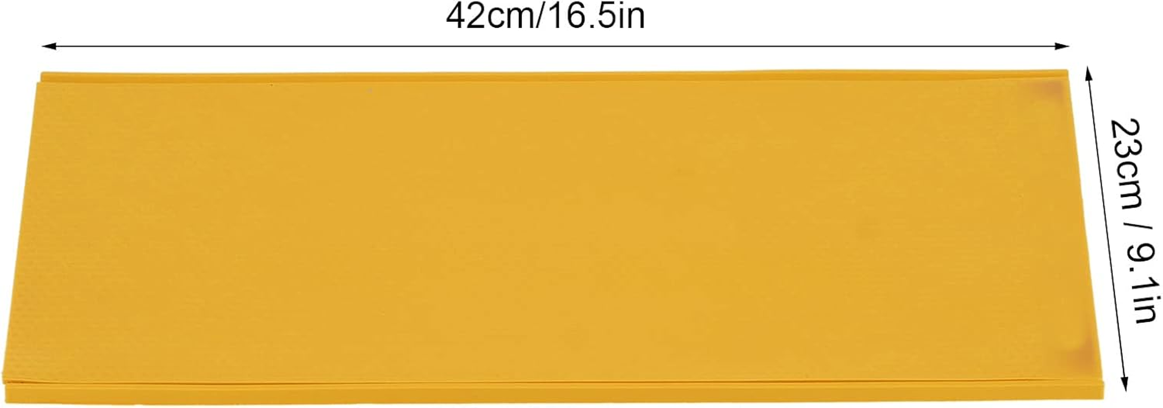Beeswax Press 5.4Mm Comb Foundation Sheet for Beekeeping Supplies Yellow 2Pcs image number 3