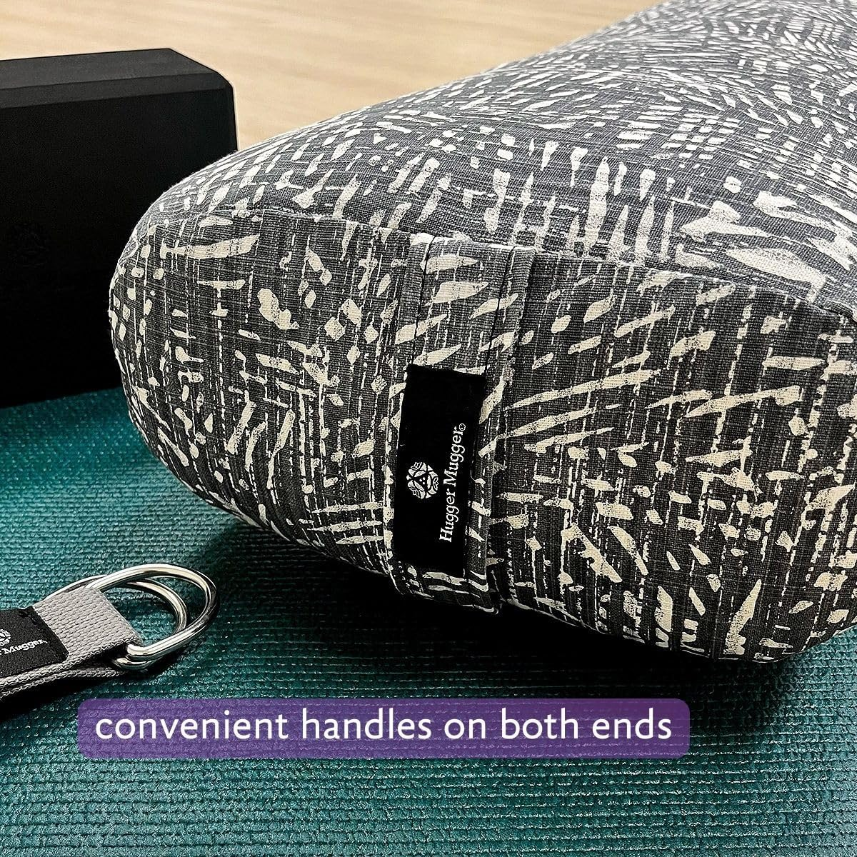 Hugger Mugger Standard Yoga Bolster - Firm, Supportive, Handmade, Durable image number 6