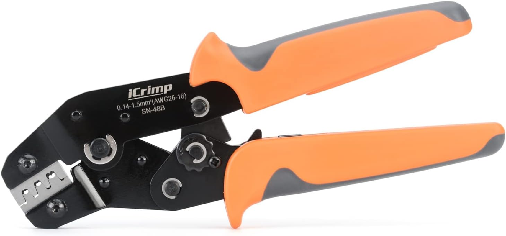 Icrimp SN-2549 Ratcheting Wire Crimping Tools for JST ZH 1.5Mm, PH 2.0Mm, XH 2.5Mm, VH 3.96Mm, JWPS 4.0Mm Pitch, Dupont 2.54Mm Pitch Open Barrel Terminals, AWG28-18 (0.08-1.0Mm&sup2;) image number 1
