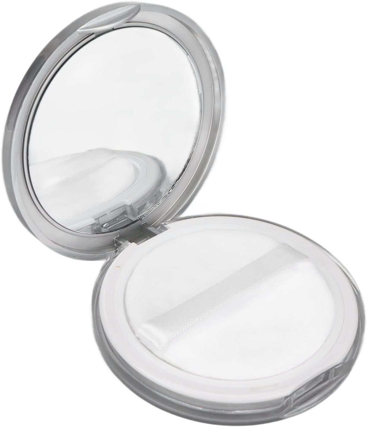 Plastic Empty Powder Container, Leak Proof Refillable Loose Powder Box for Foundation Compact Powder Travel Soft Puff Loose Powder Compact Container for Insensitive Skin image number 5