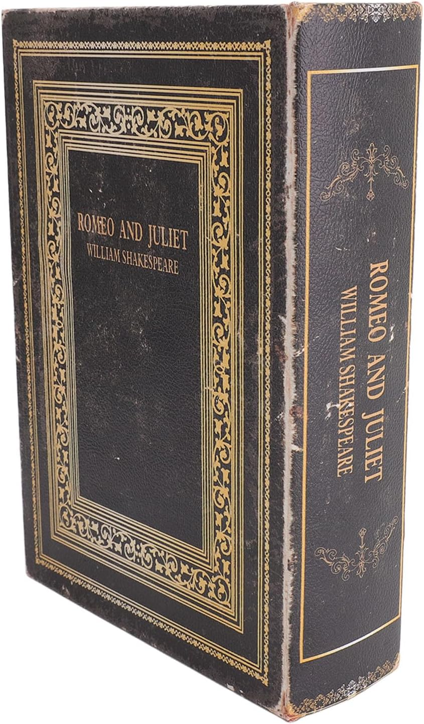 Generic Fake Book Box, Wooden Antique Book Decorations Vintage Book Storage Box Hollow Book Book Safe Book Shaped Trinket Keepsake Storage Boxes Memory Book Box for Women Man Home Decor image number 1