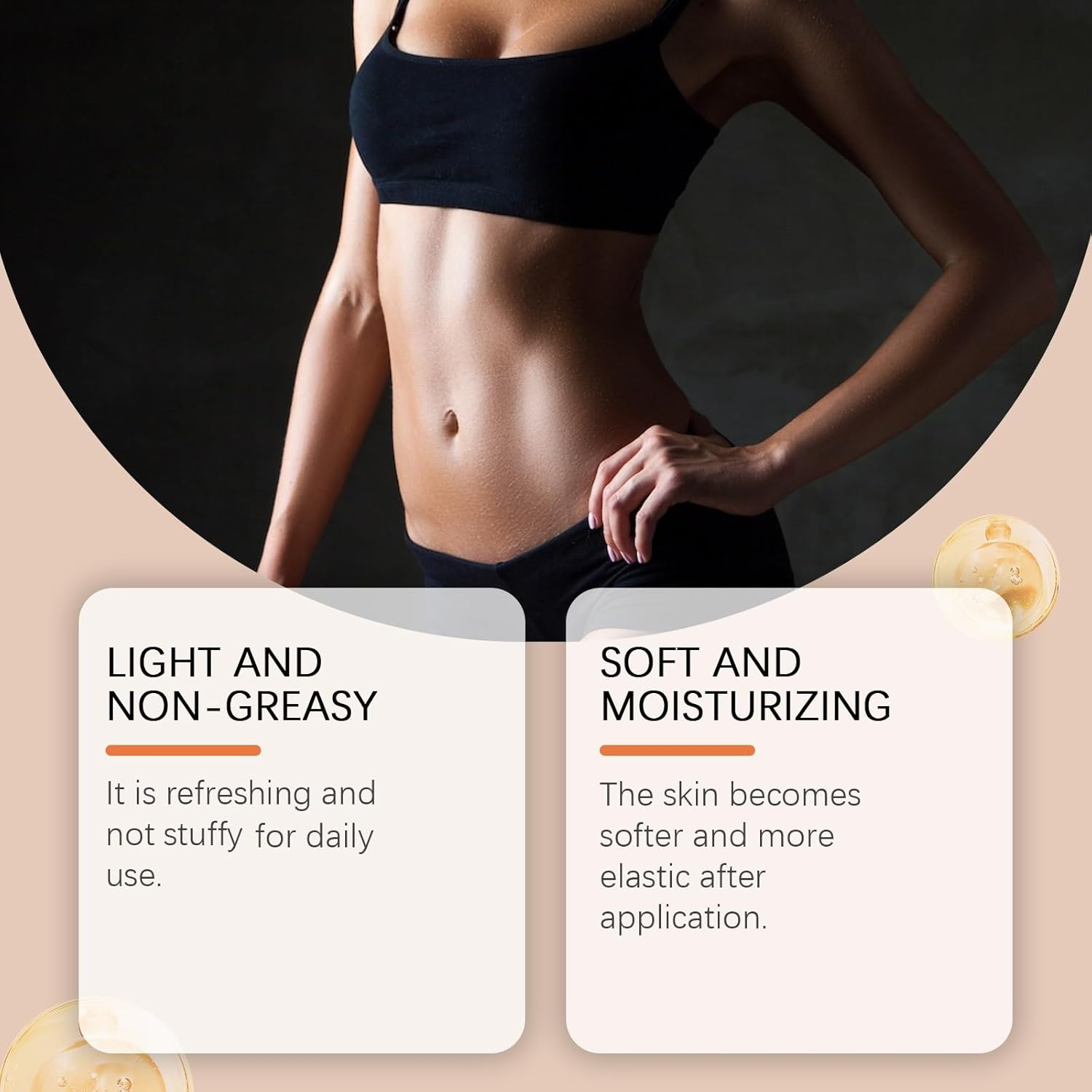 Glows Remedy Oil Skin Tightening, Lift Firming Body Oil, Body Firming Massage Oils for Dry Sagging Skin, Reduces Fine Lines, Wrinkles & Stretch Marks, Non-Greasy Moisturizer Bodys Oils. (3PCS) - 3Pcs image number 6