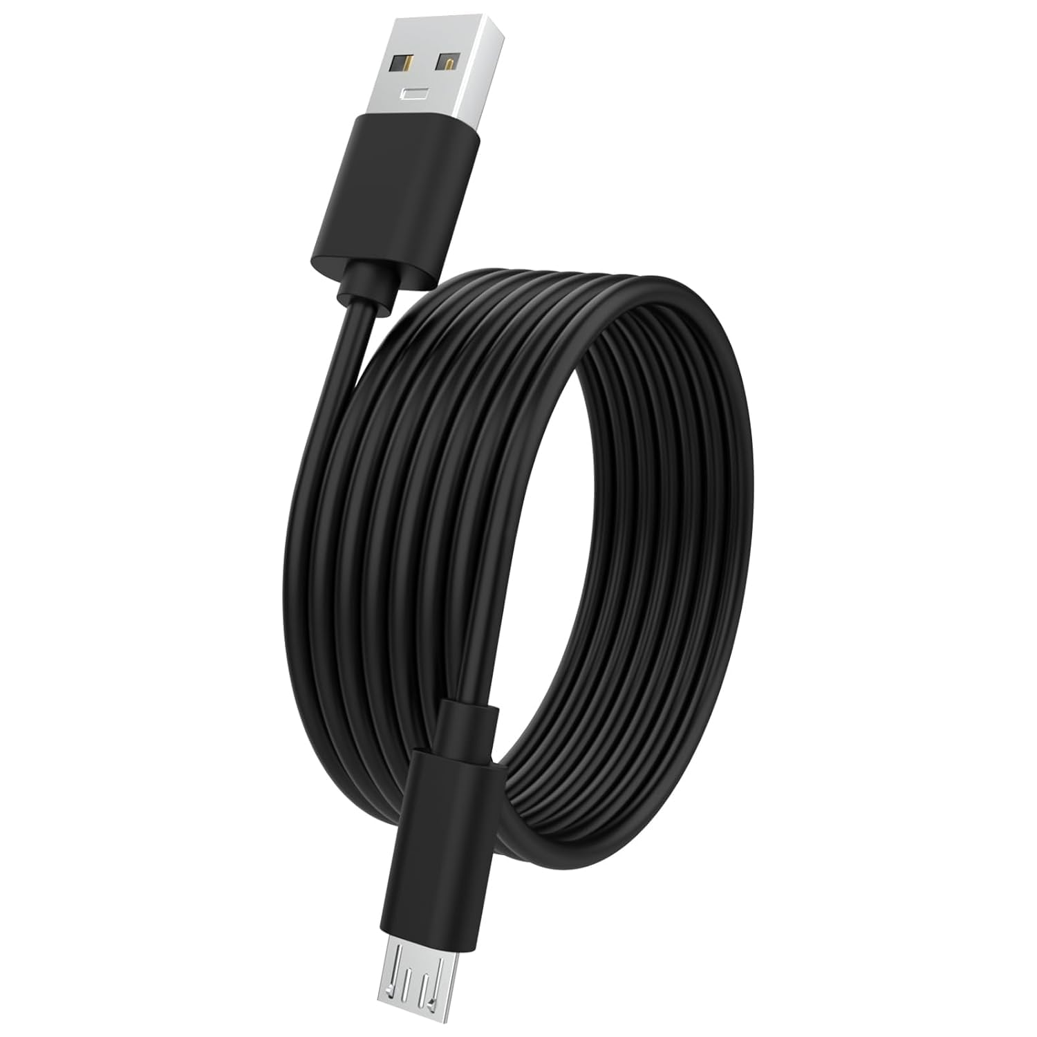 10FT Micro USB Power Cord Compatible with Amazon Fire TV Stick, Fire TV Cube &ndash; Extra Long Charger Cable for Streaming Media Player image number 1