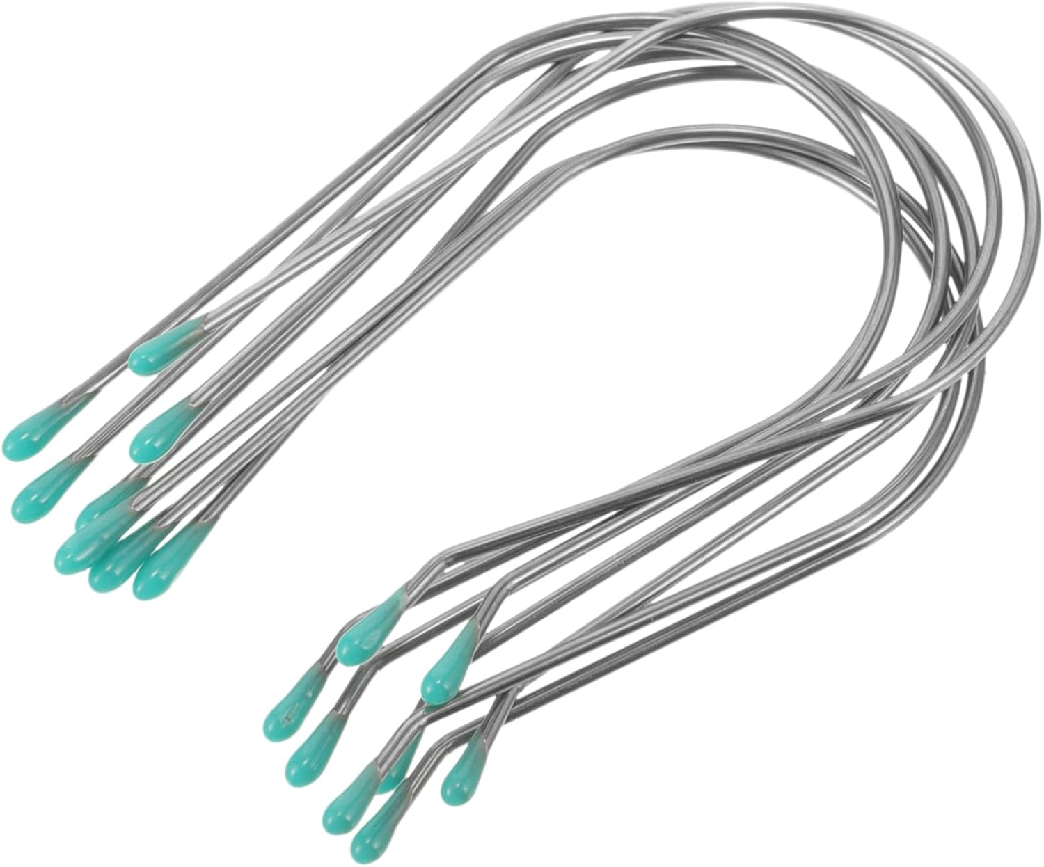 BESTYASH 8Pcs Hot Roller Clips for Electric Rollers U-Shape Curler Accessories Compatible Jumbo and Medium Hair for Salon Styling image number 2