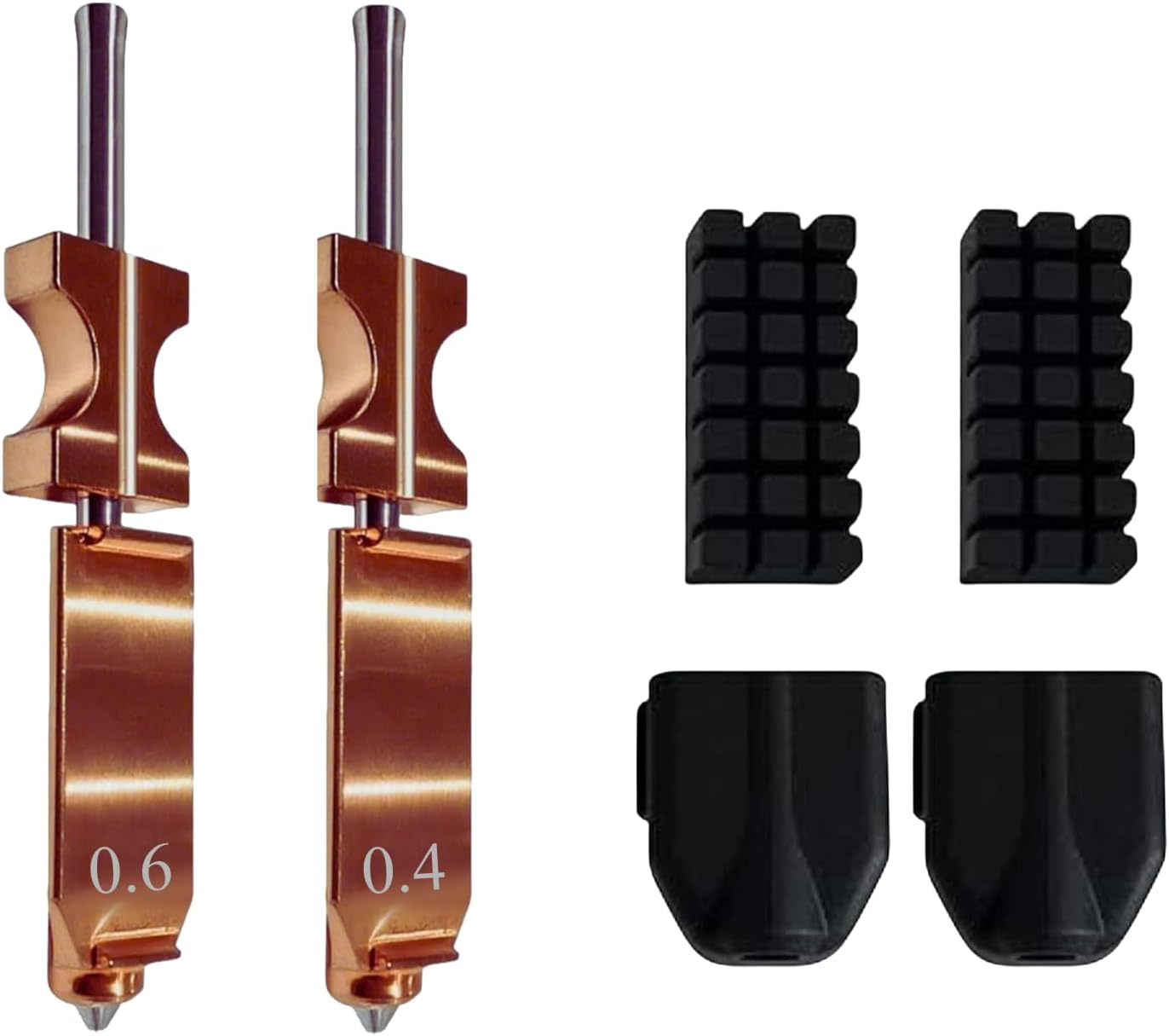 AD5X Nozzle for Flashforge AD5X Accessories for Flashforge 5X Nozzle 0.4 Quick Detachable High Flow Fast Printing, 2Xsilicone Caps and 2Xnozzle Brushes,0.4Mm+0.6Mm image number 5