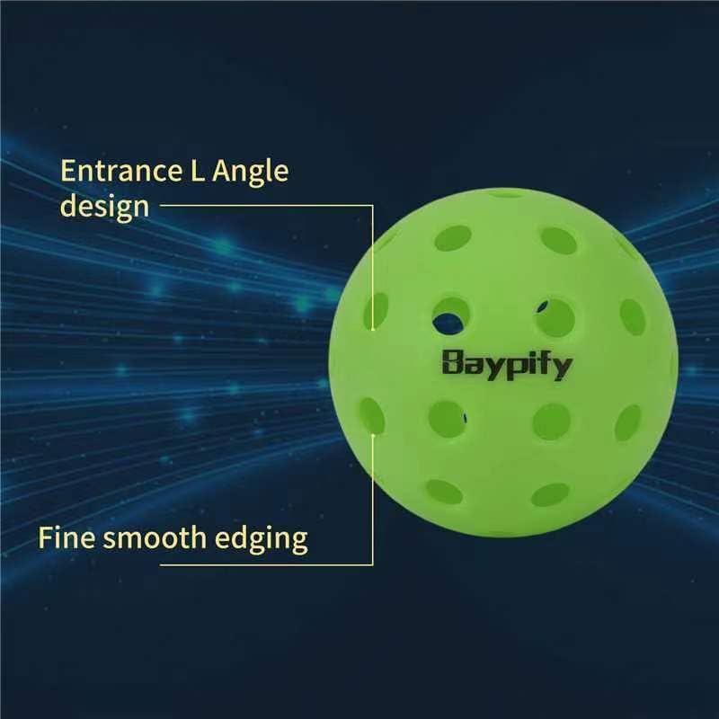Pickleball Balls,6 Pack Outdoor Pickleball Ball, 40 Holes Design USAPA Approved and Sanctioned for Tournament Play image number 2