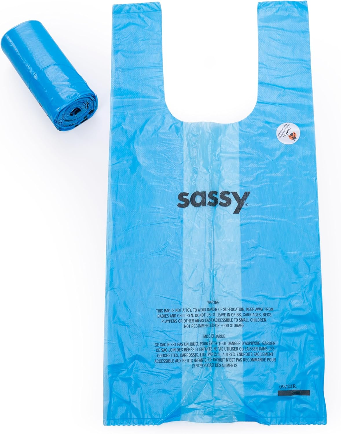 Sassy Sassy Disposable Diaper Sacks 1200Count, Blue, One Size image number 1