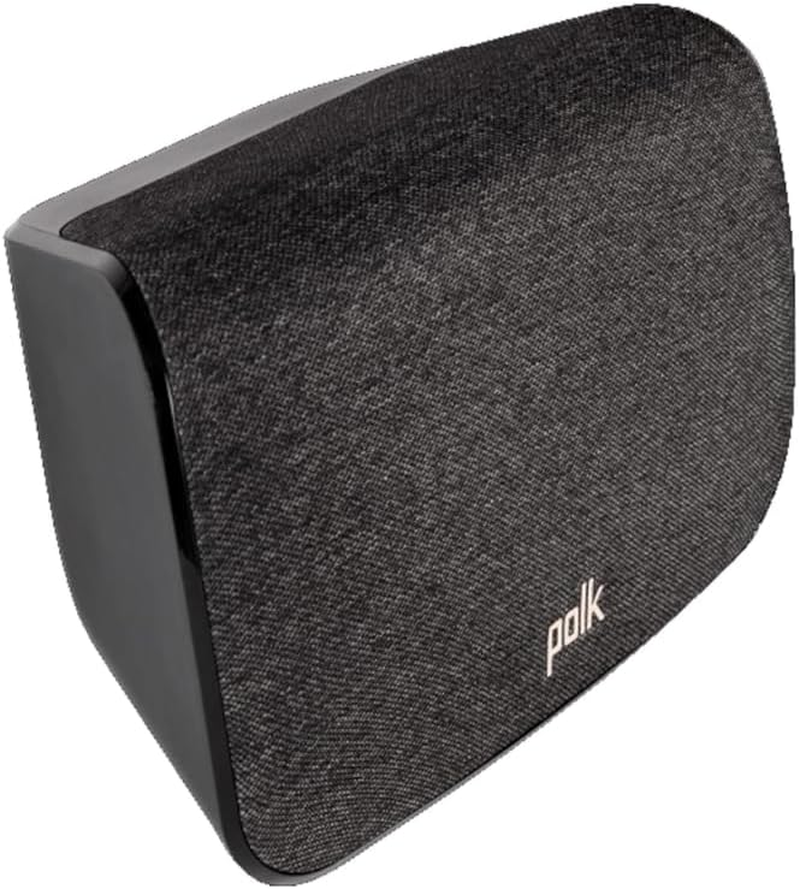 Polk Audio SR2 Wireless Surround Sound Speakers | Compatible with React Soundbar | 1 Pair | Black image number 2