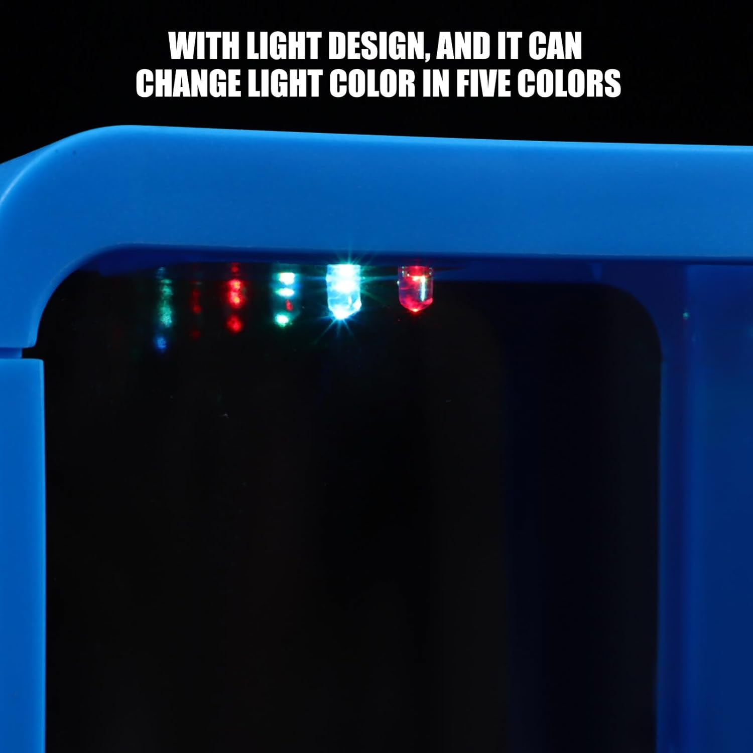 Mini Fish Breeding Box with LED Light Detachable Blue Plastic Aquarium Small Desktop Incubation Fish Tank and Aquatic Pets in Home or Office image number 5