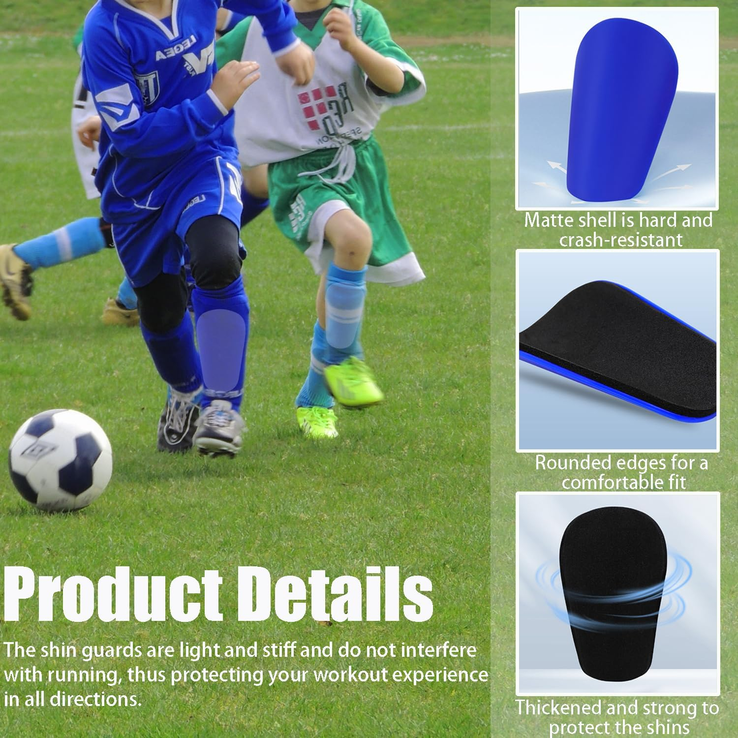 Soccer Shin Guards Mini Soccer Shin Guard Sleeves for Lightweight and Breathable Leg Protection Unisex Youth Soccer Shin Pads