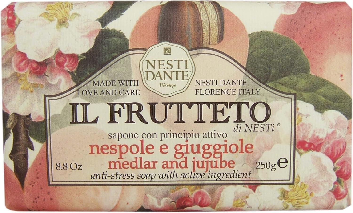 Nesti Dante Il Frutteto Anti-Stress Soap - Medlar & Jujube 250G/8.8Oz