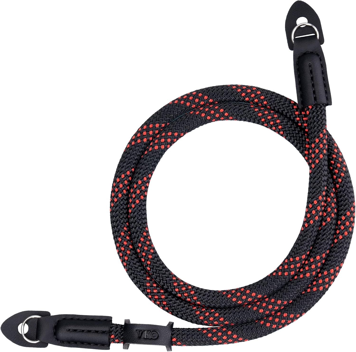 VKO Mirrorless Camera Neck Strap Compatible for Sony A6000 A6300 A6500 A5100 A5000 RX1R RXIRII RX10 RX10II RX10III RX10IV Cameras Climbing Rope Shoulder Strap Black