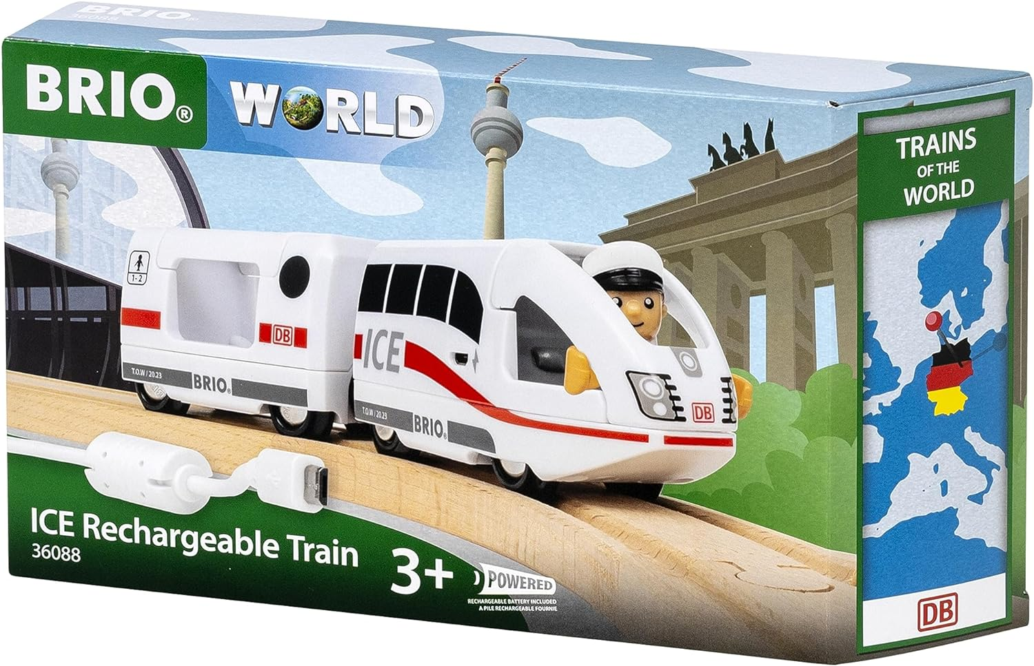 BRIO - ICE Rechargeable Train 3 Pieces image number 3