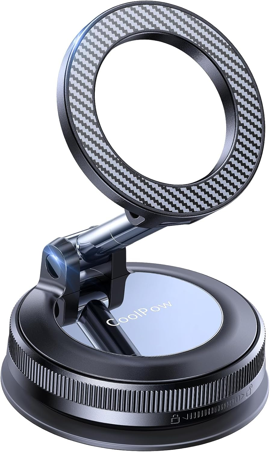 2025 Upgraded Vacuum Magnetic Car Phone Holder for Magsafe,Pocket Size Foldable Suction Cup Phone Mount for Car 【Strongest Magnetic】Phone Holders for Your Car Compatible with Iphone 17 Pro Max Air 16 image number 2