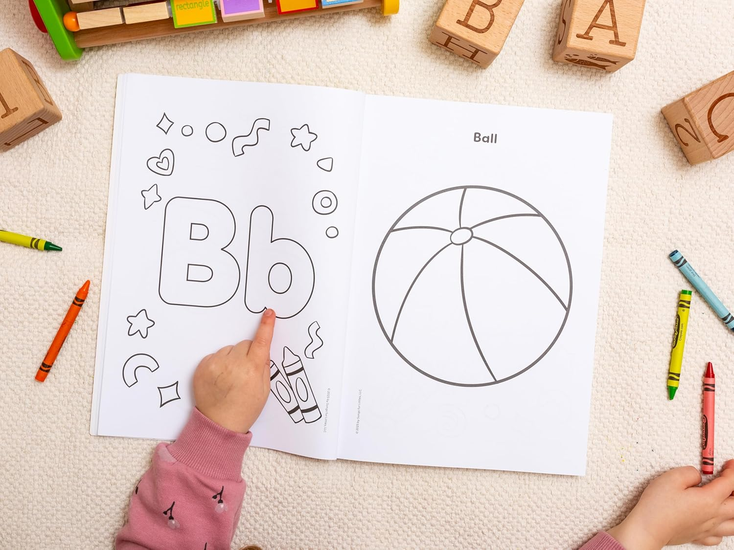 Ms Rachel: My First Colouring Book: (Books by Ms Rachel) image number 2