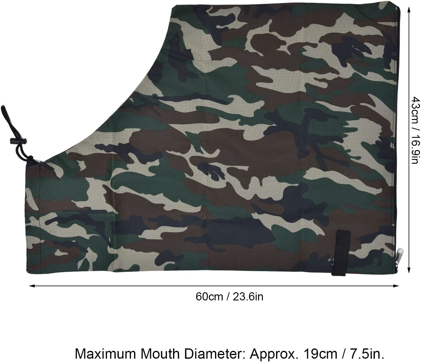 Leaf Blower Vac Bag, Leaves Collection Bags Easy to Clean 600D Oxford Cloth for Outdoor for Courtyard for Lawn image number 5