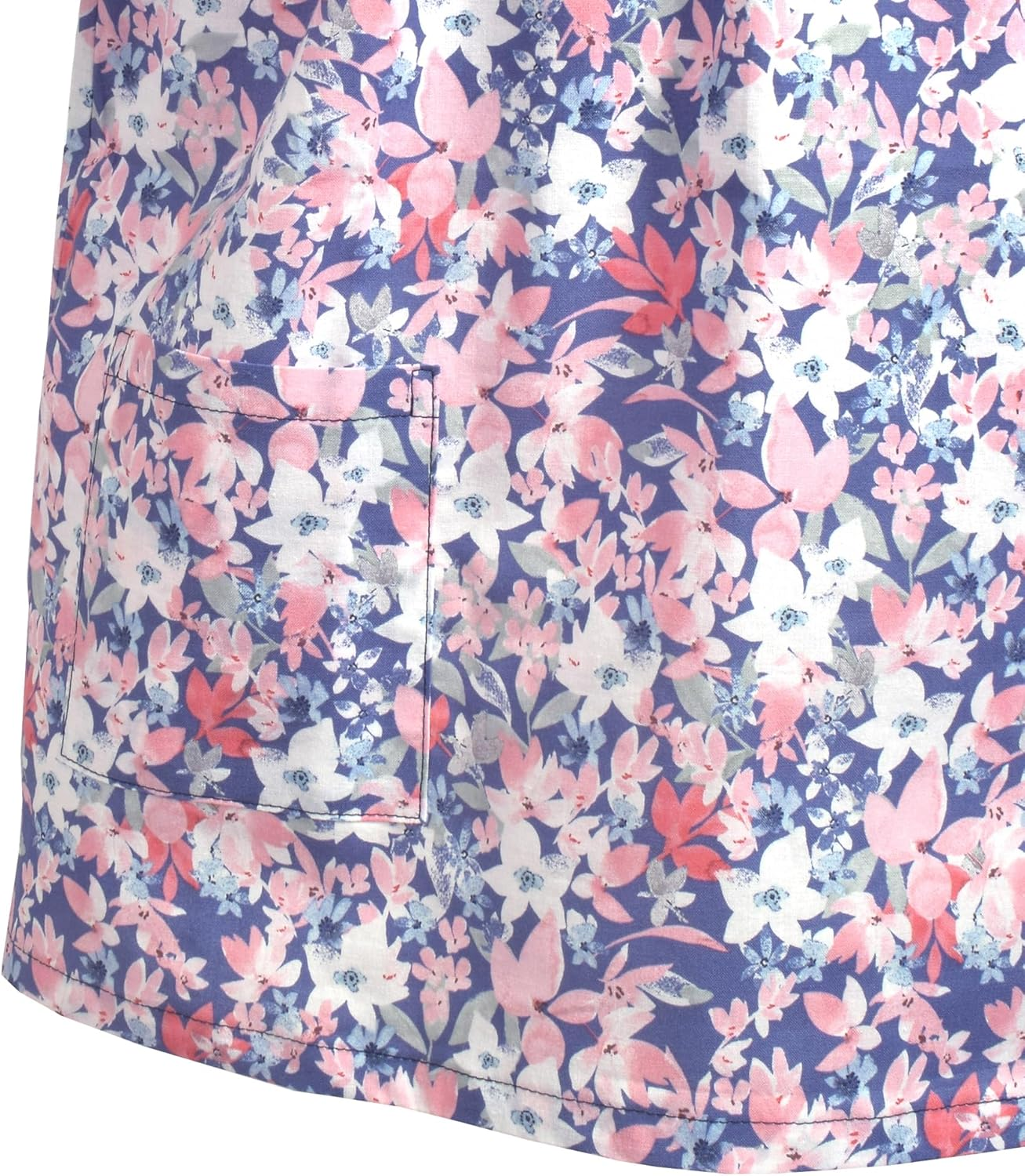 COLORFUL CANDY STYLE Laura Ashley N1343813 Short Sleeve Smock (39.4-43.3 Inches (100-110 Cm) Floret Set of 3 Fashionable Children'S Short Sleeve Smock Kindergarten Apron for Elementary School image number 2