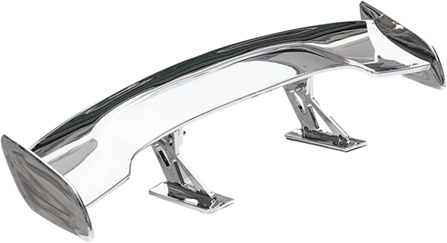 Car Spoiler Wing - Spoilers for Cars | GT Wing Car Spoiler Car Rear Spoiler Wing Carbon Fiber Auto Car Tail Decoration - Silver Plating image number 6