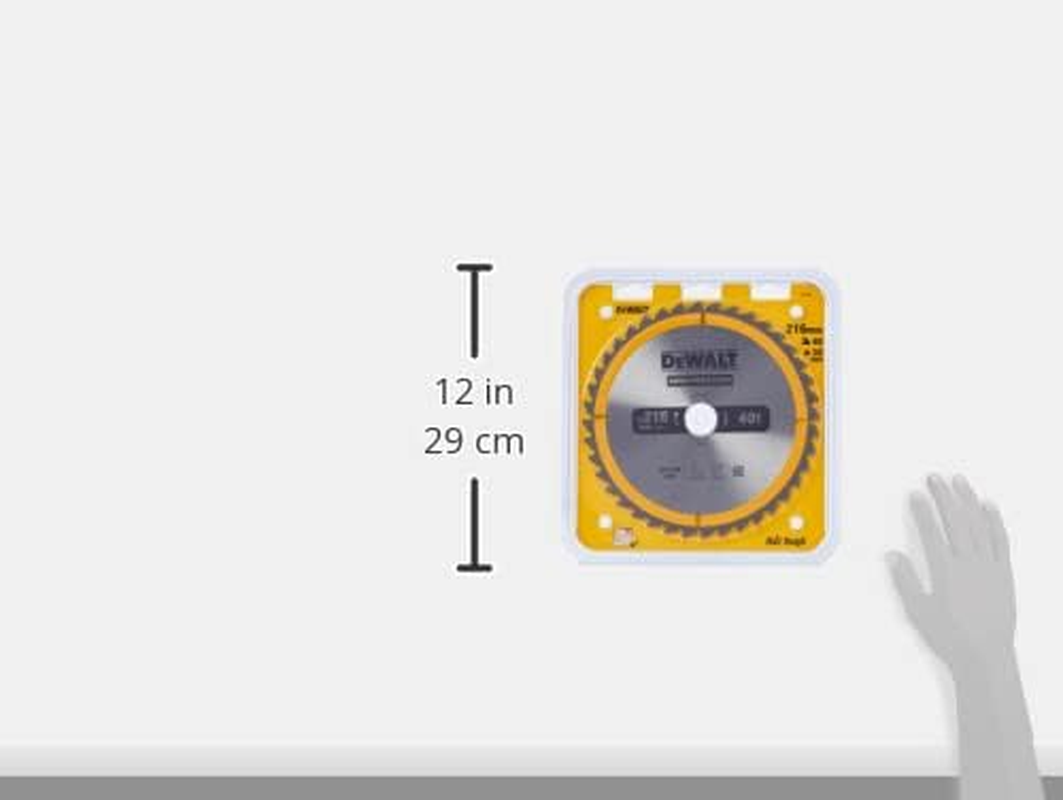Dewalt DT1953-QZ Dt1953-Qz-Hoja Para Construcci&oacute;n 216X30Mm 40D, Yellow/Black, 216/30 Mm 40WZ image number 1
