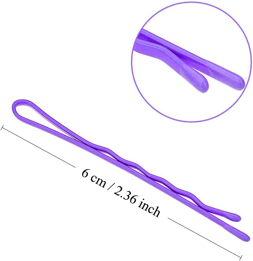 Decorative Bobby Pins Colorful 50 Pieces for Women Girls Colored Hair Barrettes Metallic Bobbie Pins Multi Colored Styling Clips for Lady Wedding Hair Accessories image number 3