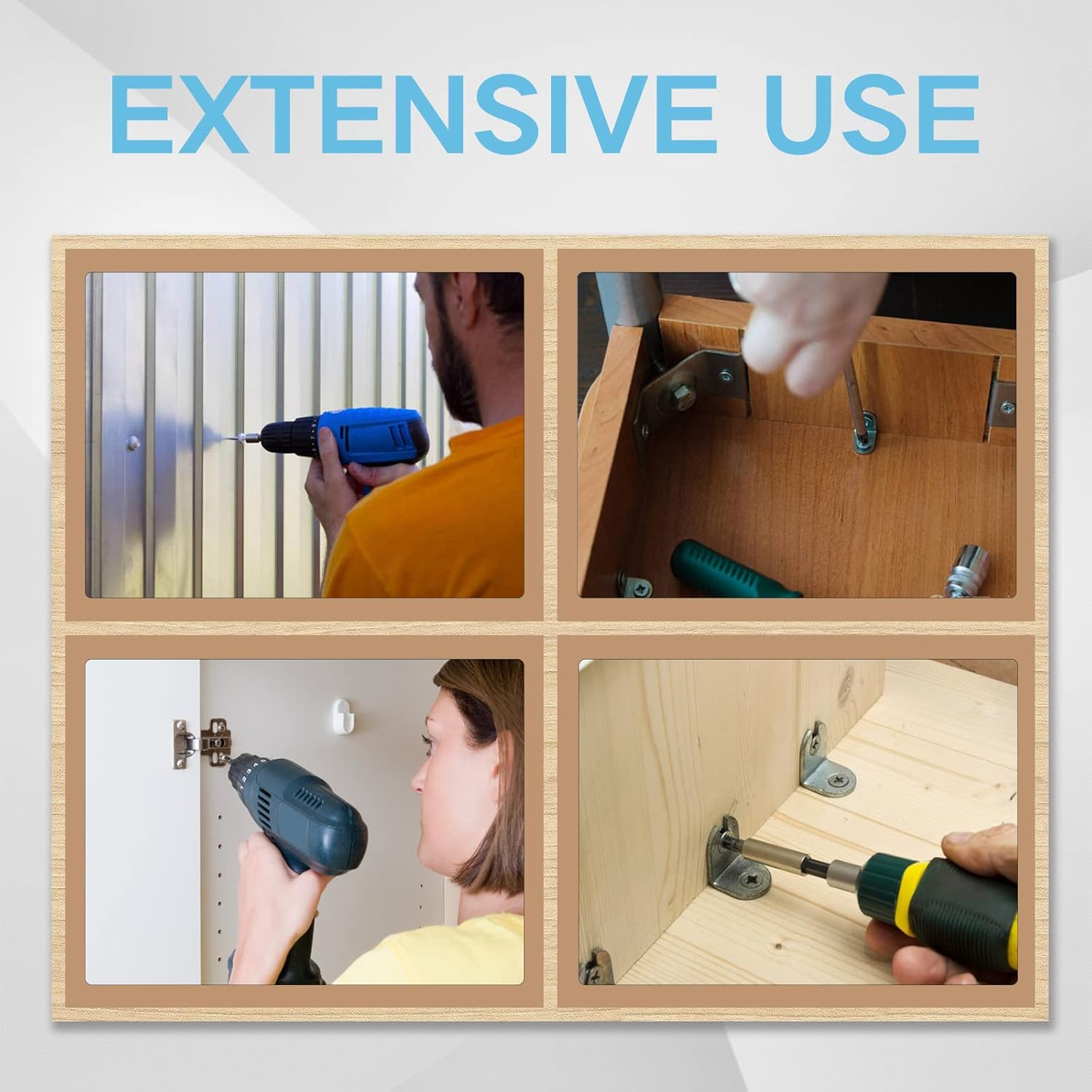 Zmbroll Hex Socket Head Cap Screws Black Bolts Nuts Washers 630Pcs M2 M3 M4 12.9 Grade Alloy Steel Allen Socket Drive Machine Screws Fully Threaded Screws Assortment Kit image number 5