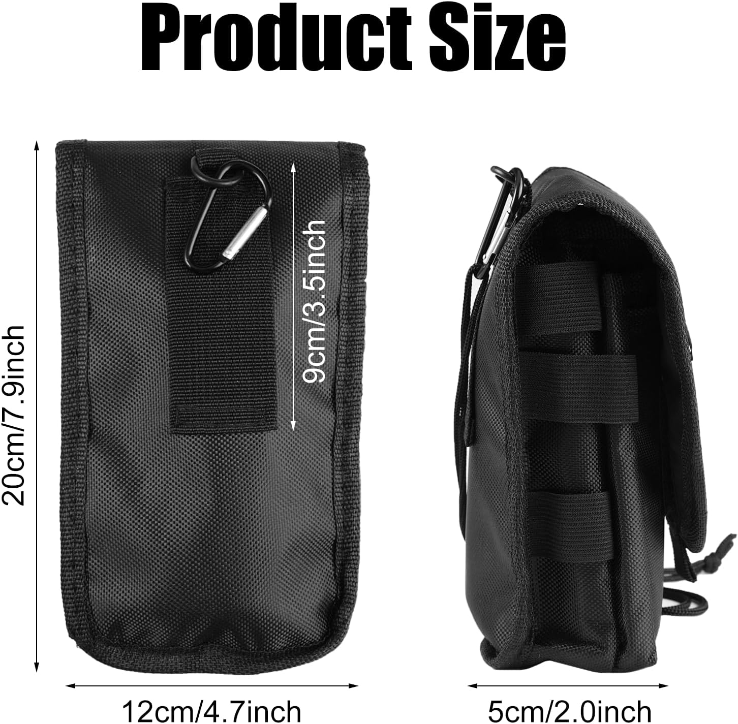 Mobile Phone Belt Bag Premium Universal Belt Bag Mobile Phone Case with Multiple Compartments and Reinforced Clip Made of Robust Oxford Fabric Portability and Abrasion Resistant Ideal for Outdoor image number 5