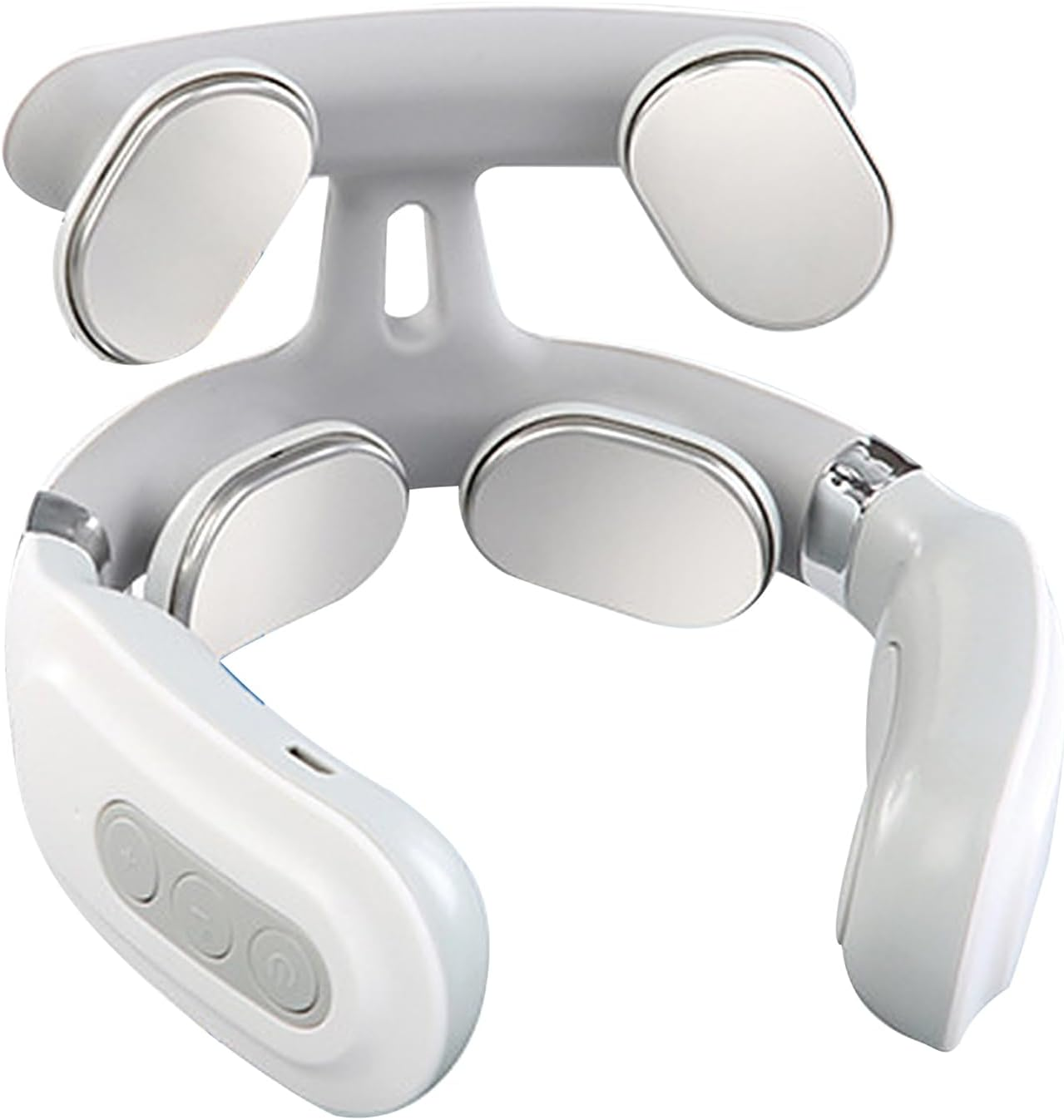 Cervical Spine Massager, 4 Heads Stress Relief Low Frequency Pulse Intelligent Neck Massager with Heating, 5 Modes 15 Levels Neck Care Massaging Device for Relax (Upgrade Version) image number 3