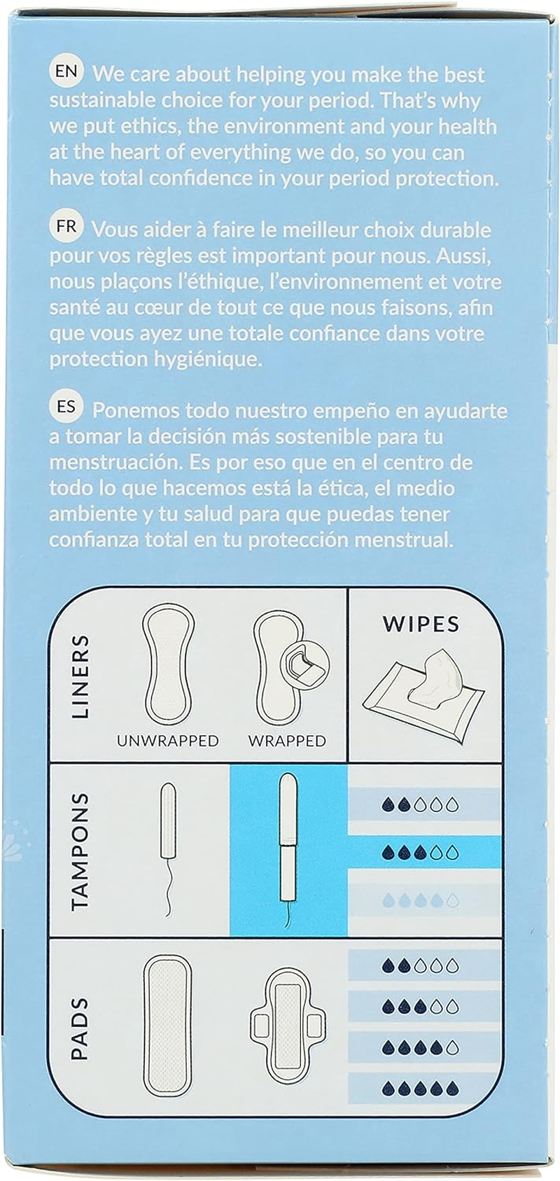 Natracare Organic All Cotton Tampons, Super with Applicator, 16 Count Boxes (Pack of 12) image number 5