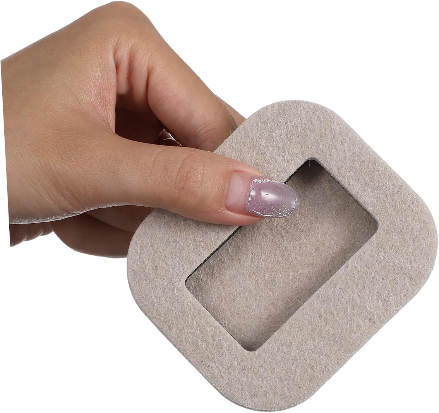 5Pcs Non-Slip Furniture Pads Sticky Caster Cups for Office Chairs Antiskid Wheel Protectors for Hardwood Floors image number 5