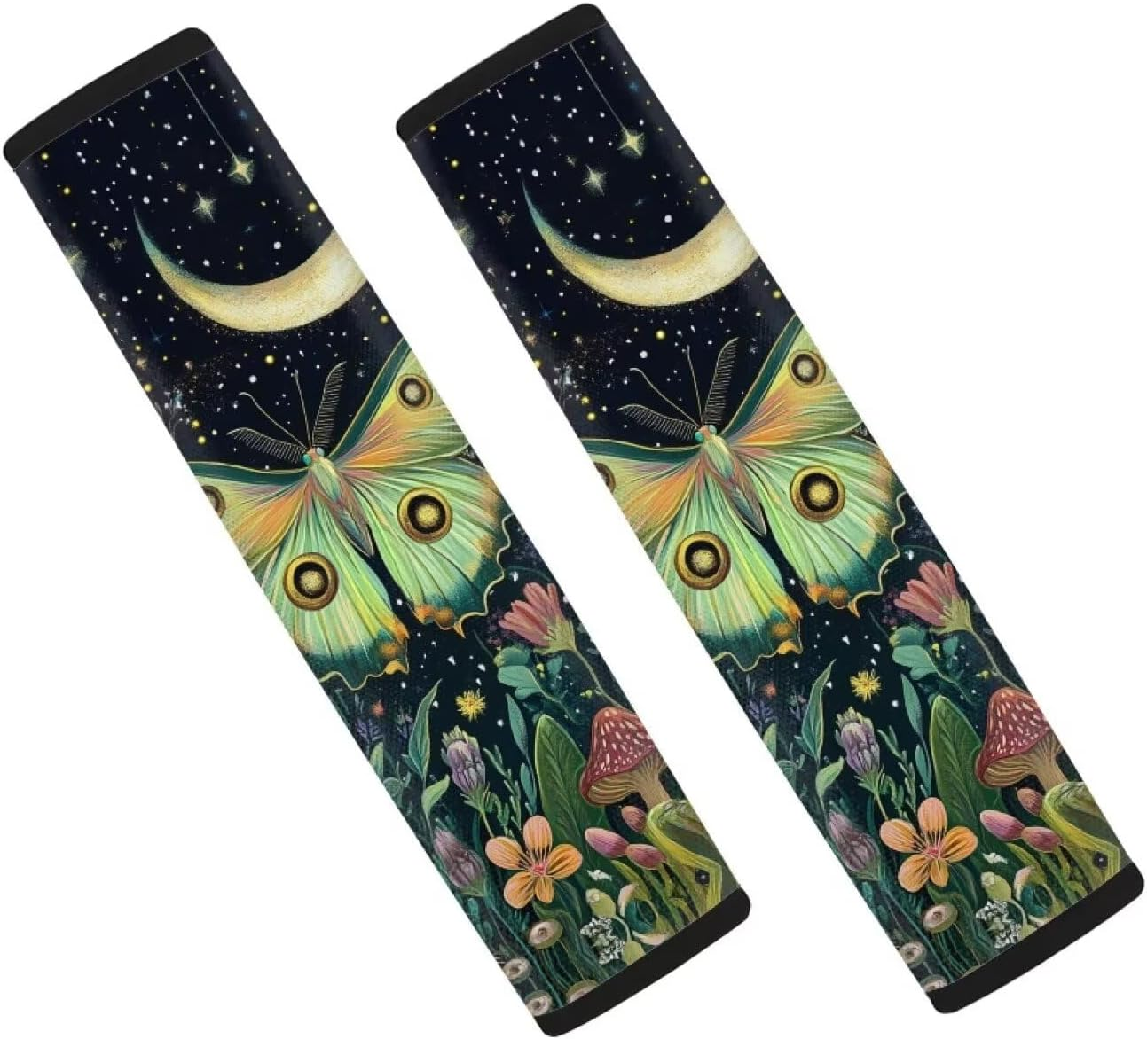 Dolyues Animal Leopard Print Car Seat Belt Cover Seatbelt Pads for Women Adults, All Season Universal Funny Shoulder Strap Padding for Vehicle, SUV, Full Set of 2, Tote Bags Scratchproof