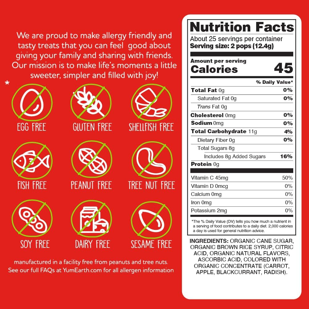 Yumearth Organic Lollipops, Assorted Flavors, 50 Count image number 2