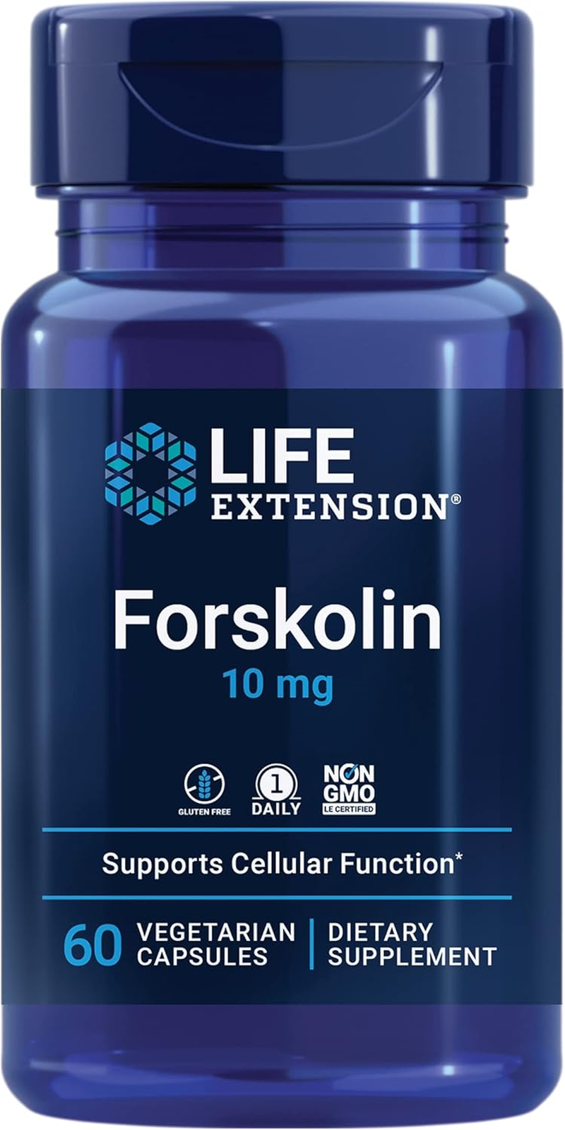 Life Extension Forskolin, 10 Mg 60 V Caps image number 2