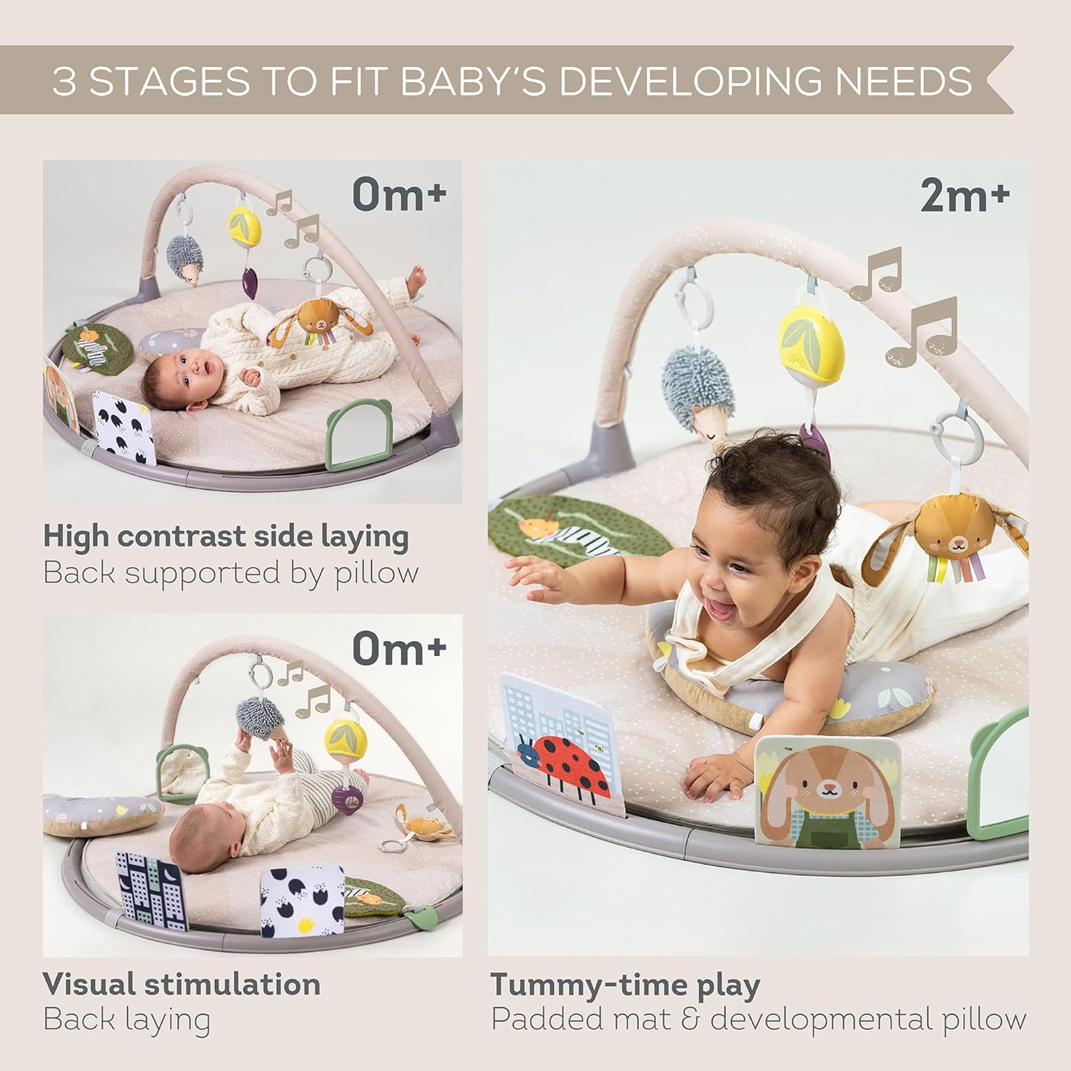 Taf Toys Tummy Time Activity Gym image number 2