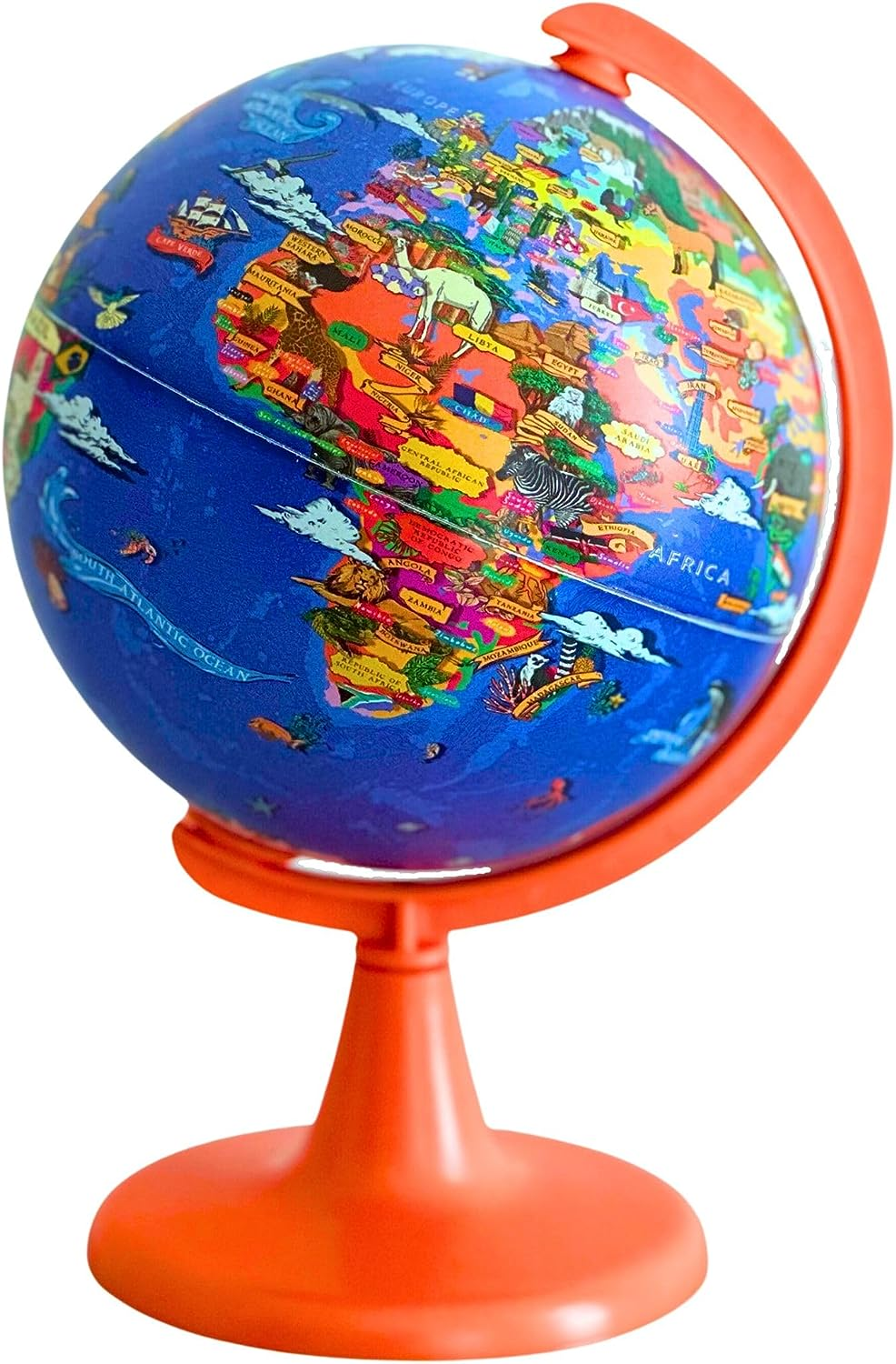15Cm Puzzle Globe with 100Pc Puzzles 'My World' Globe. Rotating, Spinning, Playing, Finding Out about Countries on the Earth image number 4