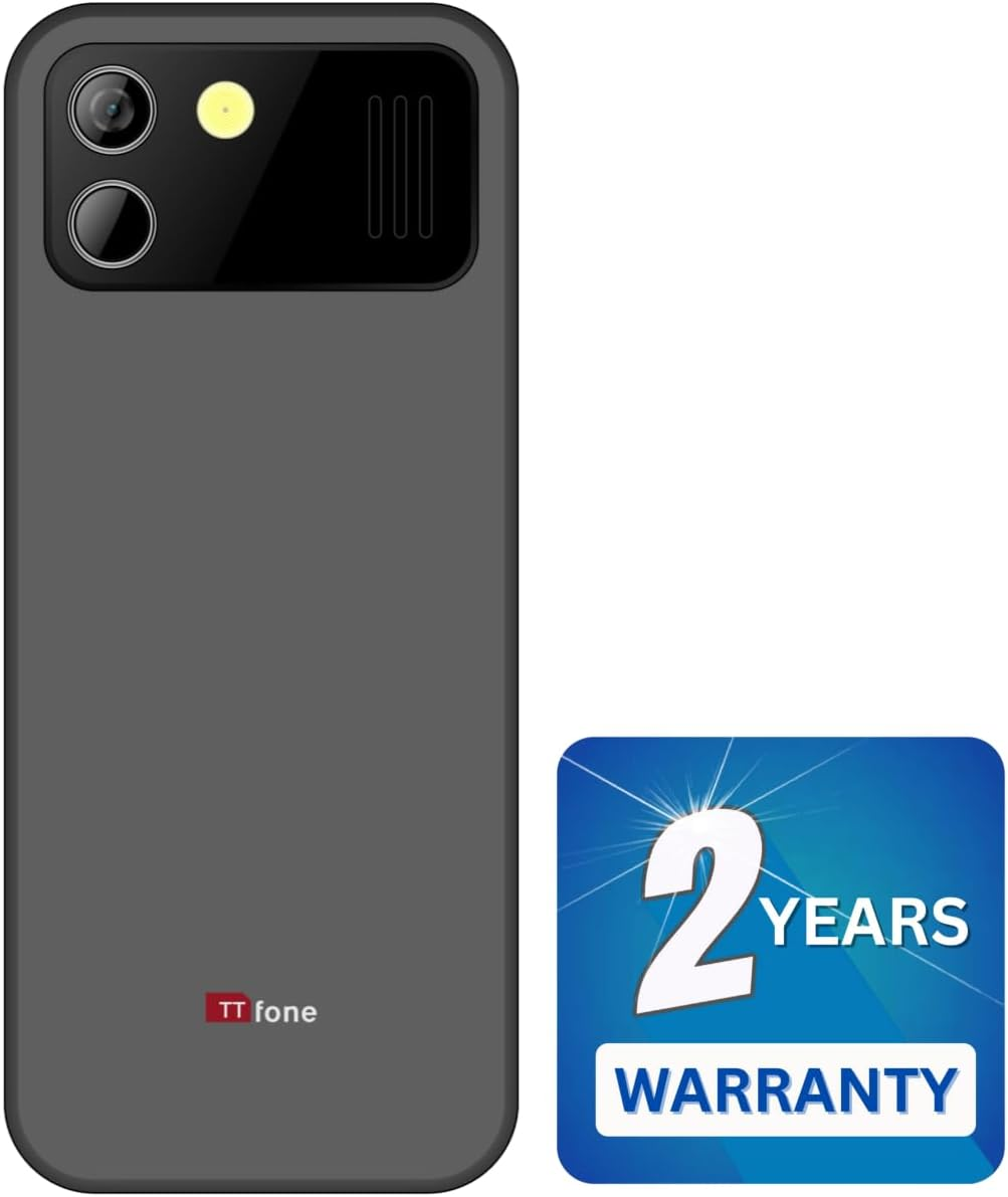 Ttfone TT280 - Phone 4G Dual SIM Single with Android, 2.8 Inch Touchscreen, Keyboard, 2MP Camera, USB-C - Mobile Phone Unlocked, Easy to Use (With USB Cable) image number 4