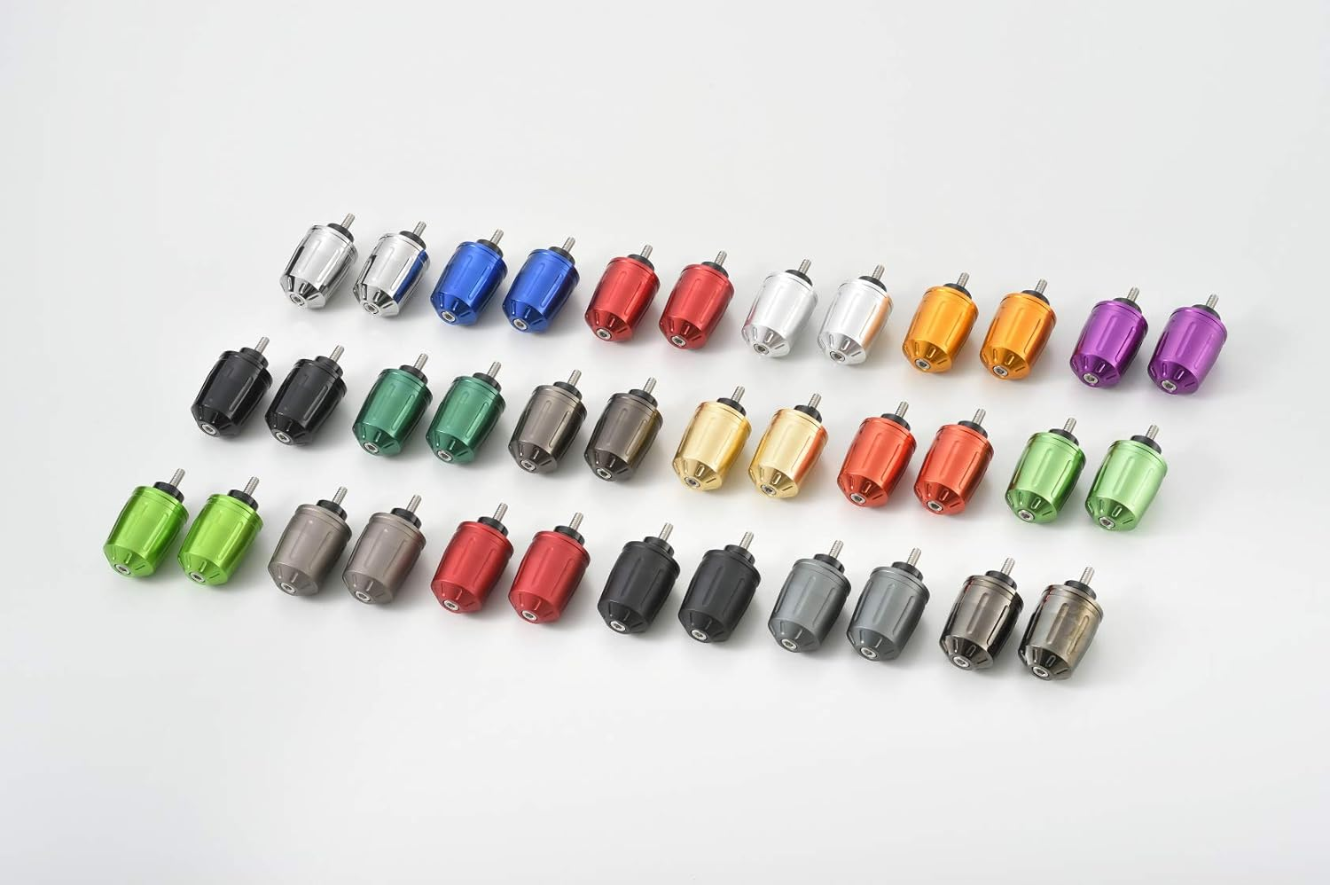 POSH FAITH 033979-12-10 Motorcycle Goods Handlebar End Ultra Heavy Bar End Type 2 for Honda/Suzuki Genuine Handles, M6 Type CB1300SF/SB | CB400SF Etc. Champagne Gold image number 5