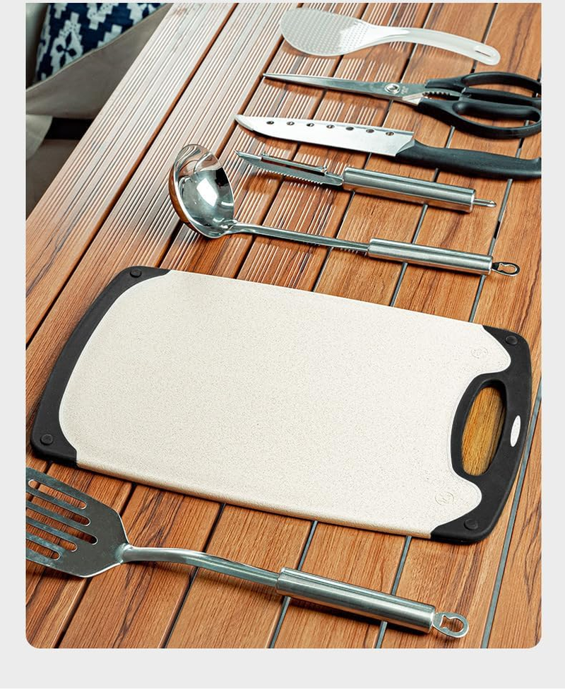 8 Pcs Camping Cookware Utensils Set Camping Essentials Cooking Utensils Set, Camping Accessories Portable Camp Kitchen Utensil Organizer Outdoor Camping RV Cookware Kit, Travel Grill Set image number 5