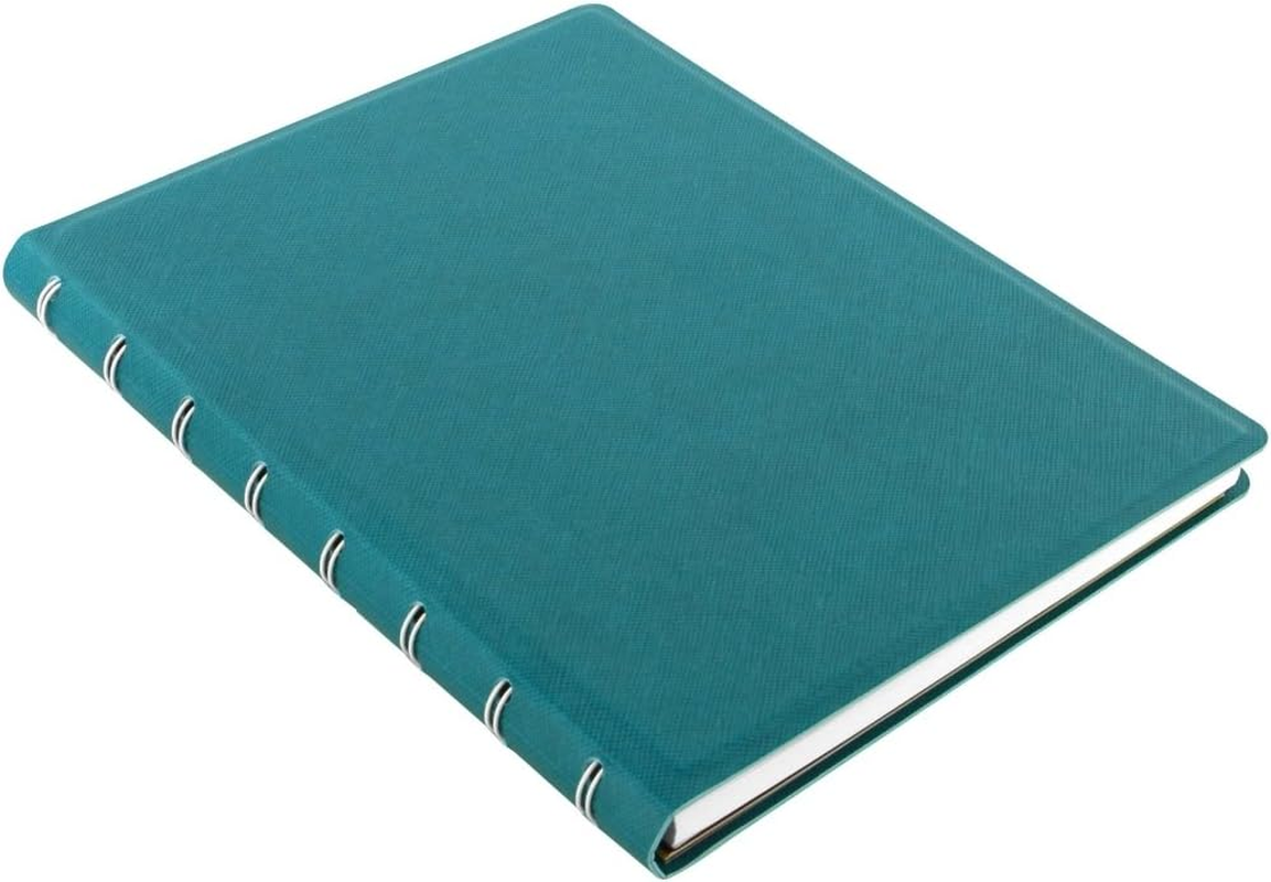 Filofax A5 Saffiano Refillable Notebook - Aqua