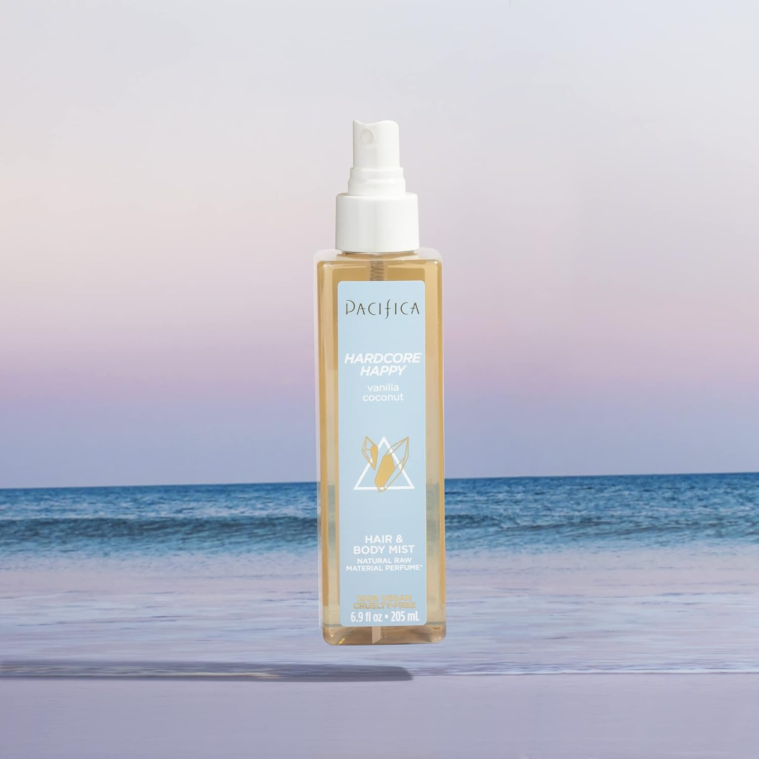 Pacifica Hardcore Happy Hair and Body Mist - Vanilla Coconut for Women 6.9 Oz Body Mist image number 2