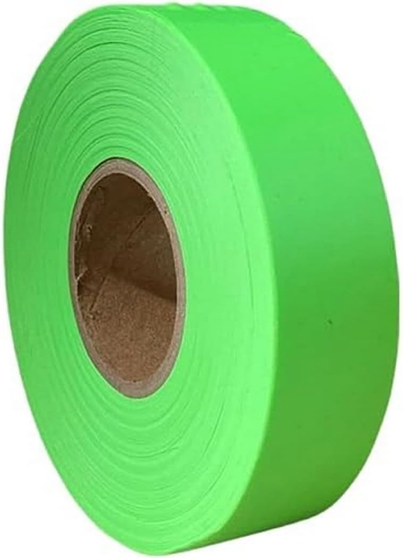 GSA Flagging Tape, 75 M Length X 25 Mm Width, Fluoro Lime