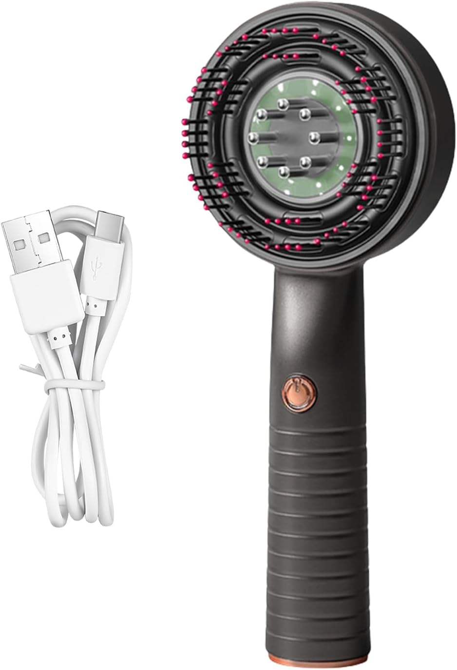 Furtryvl Electric Scalp Massager,Scalp Massager Hair Growth Electric - Comb Vibrating Waterproof Rechargeable Brush for Personal Care Beauty Home Travel Women Men