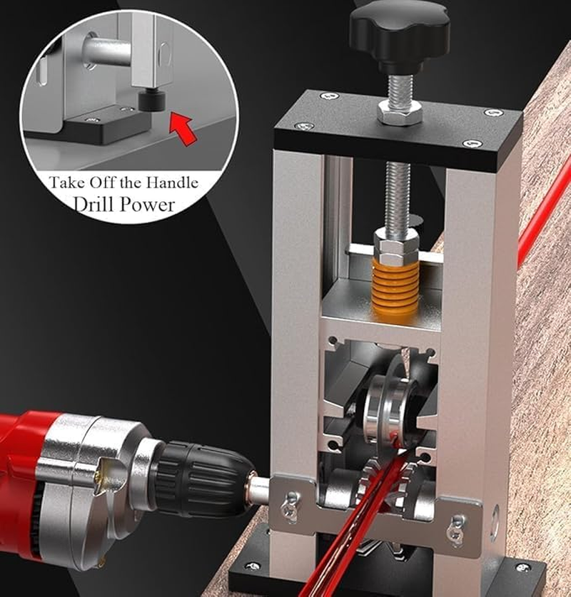 QYINXIU Manual Wire Stripper Machine Drill, Powered Wire Stripping Tool, Wire Stripping Machine for Scrap Wire Electrical and Copper Wire Stripper image number 1