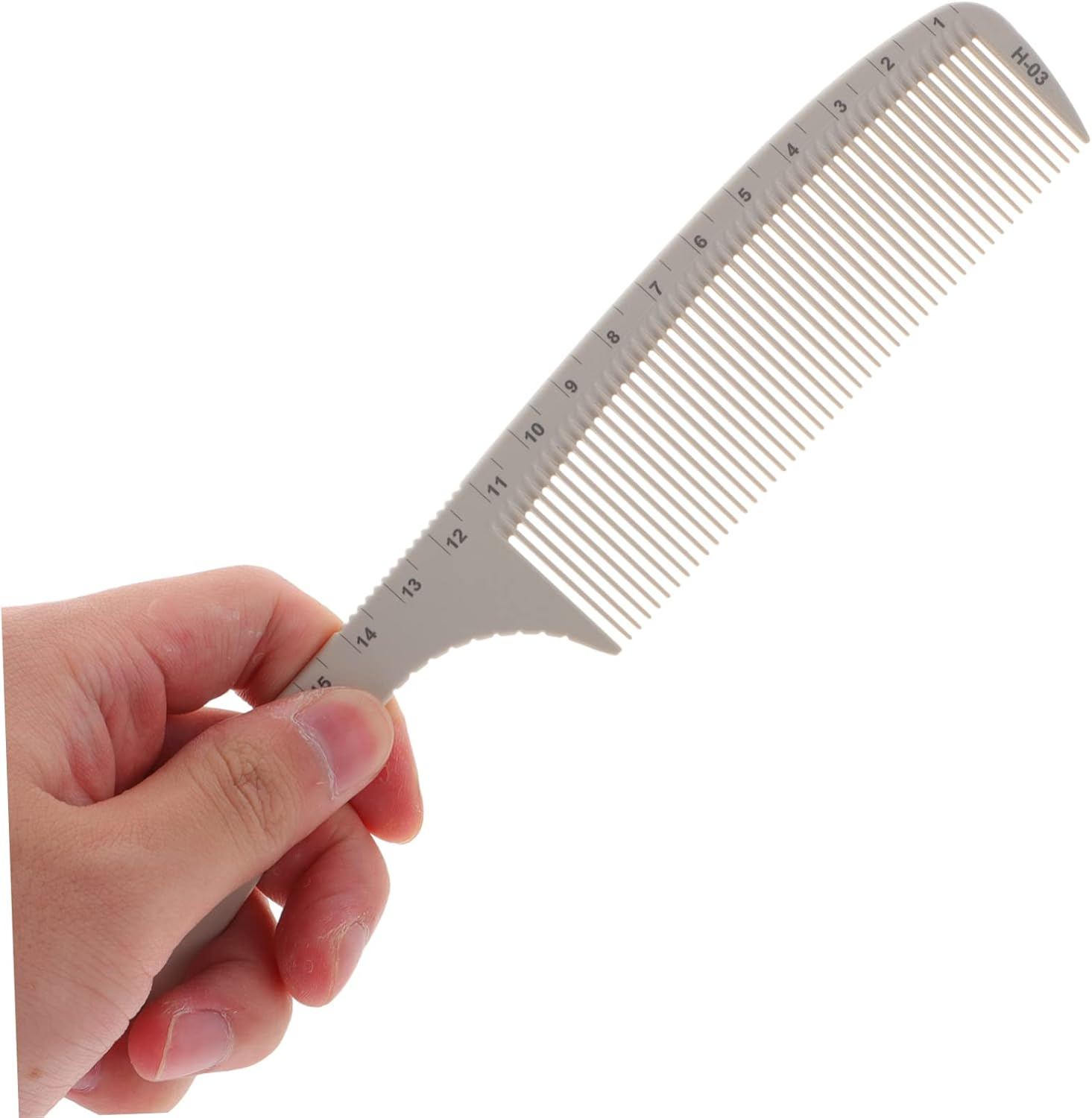 MERRYHAPY 4Pcs Professional Hair Combs for Men Precision Ruler Combs for Braiding Heat for Thick Hair image number 1