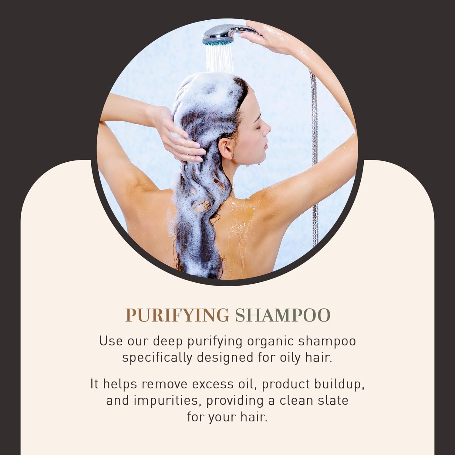 VEGETALEMENT ORGANIC Deep Purifying Organic Shampoo for Oily Hair, Deep Hair Cleansing Shampoo for Long Lasting Result Is Plant Based, Cruelty Free, Birch, Nettle and Eucalyptus (200Ml) image number 6