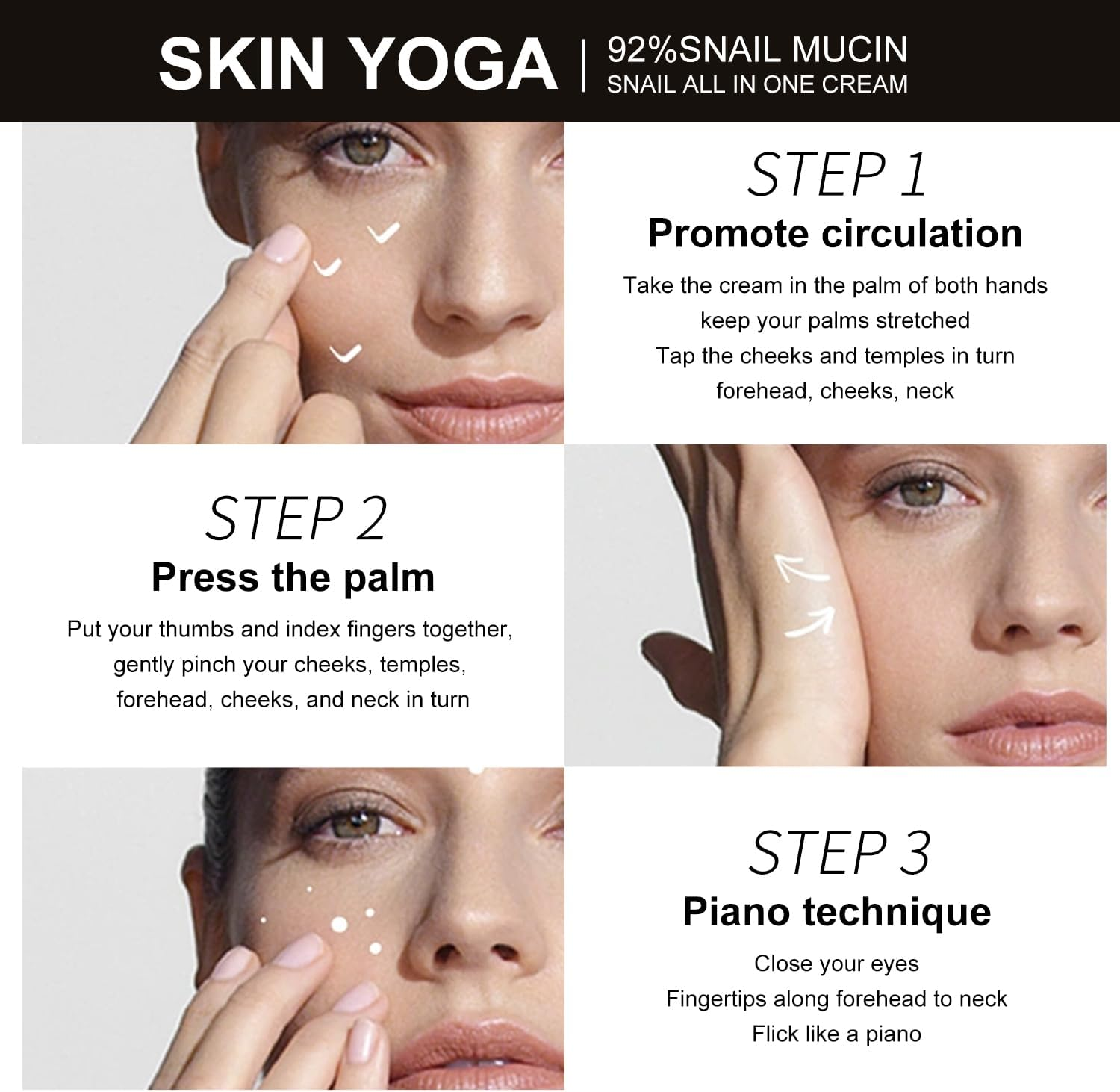 92% Snail Mucin Filtrate Essence - 50Ml Korean Face Cream for Hydration, Skin Repair & Pore Care, for All Skin Types image number 1