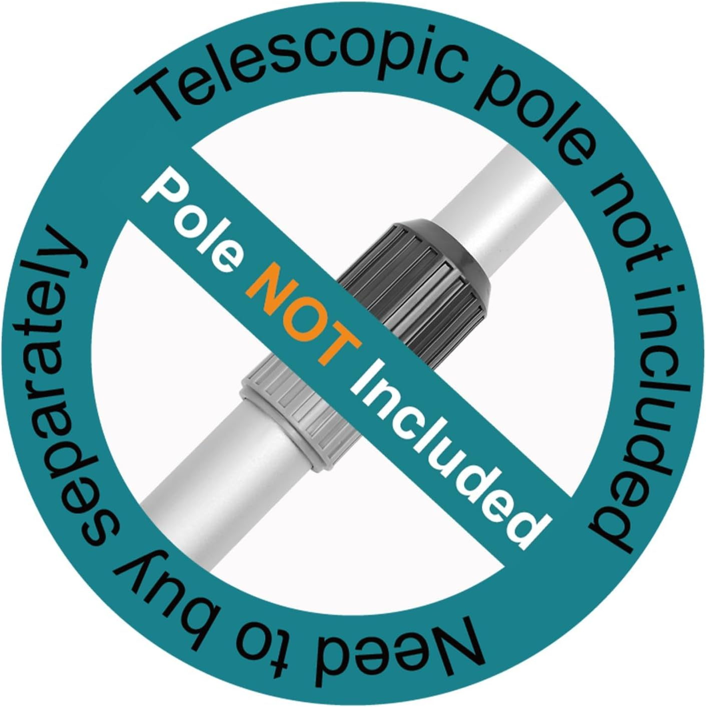 Professional Pool Skimmer Net with Deep Fine Mesh Bag, Heavy Duty Leaf Rake, Easy Scoop Edge, Debris Pickup Removal, Fast Cleaning (Pool Rake) image number 6