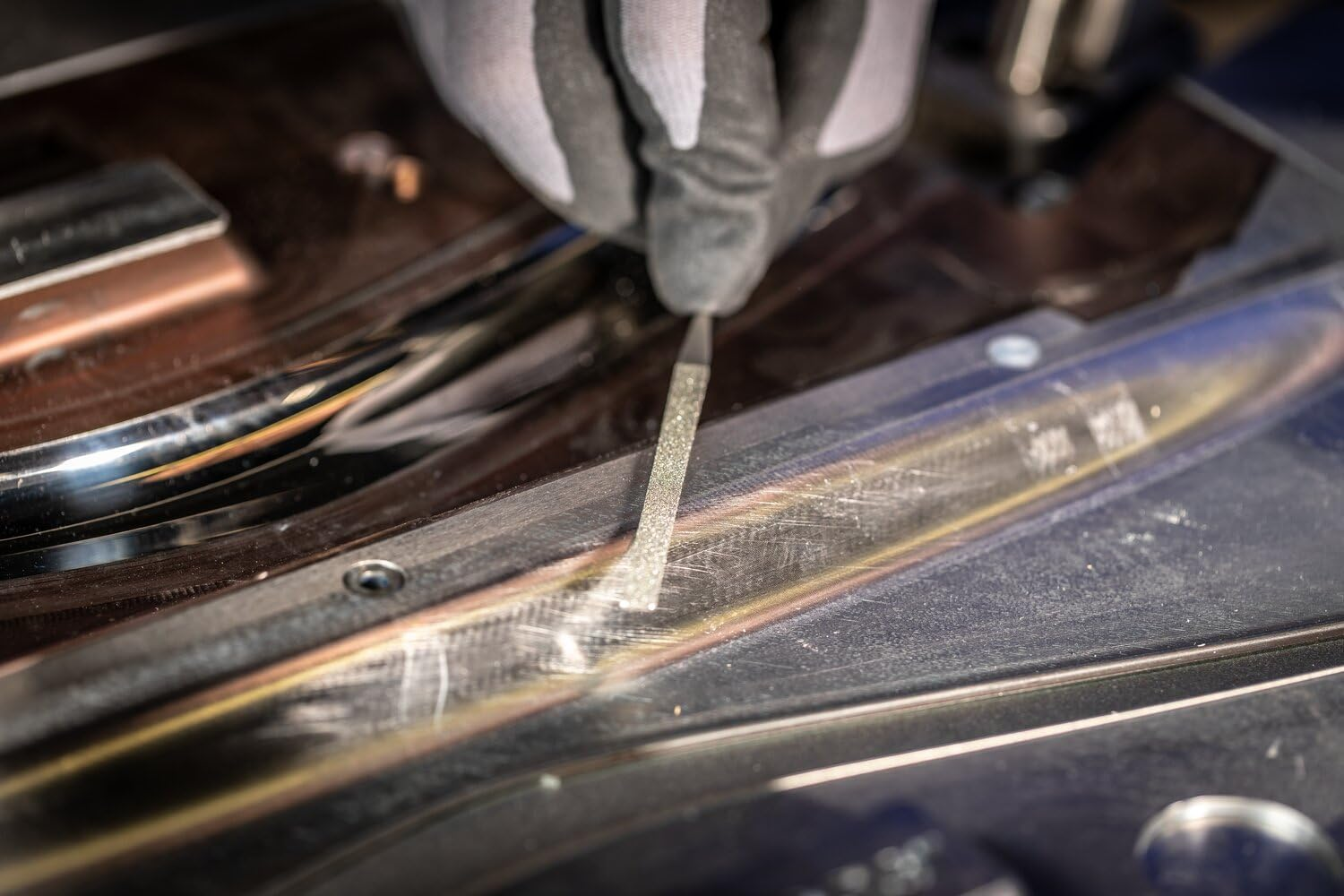 Pferd DF4205D126 Diamond Needle File Set 140Mm D126 5 Pcs, Silver, 140 Mm image number 1