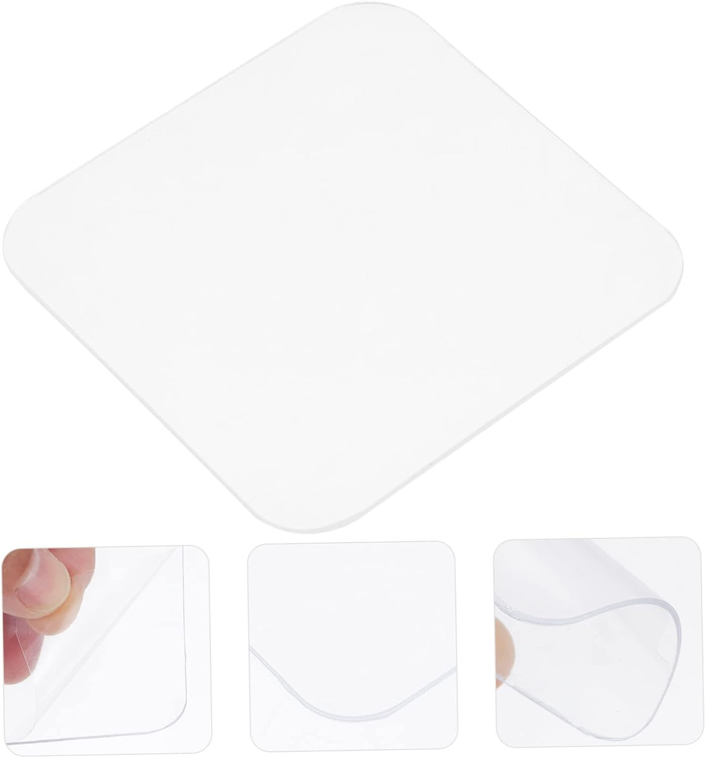 MAGICLULU 20Pcs Heavy Duty Double Sided Adhesive Tape Pads No Trace for Tiles Car Home Office image number 3